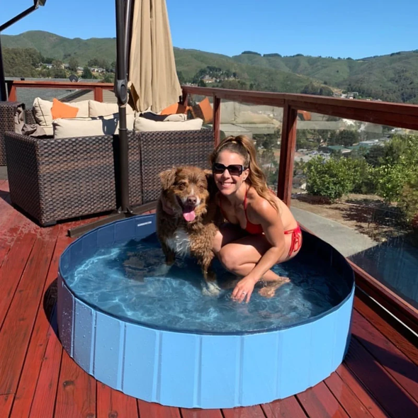 Foldable Dog Swimming Pool-Paw Pool