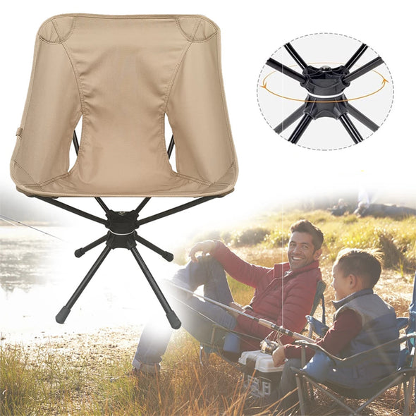 Folding Camping Chair-360 Degree Rotatable Axis